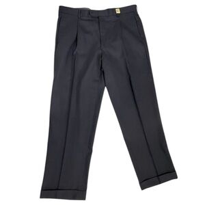 Cosani 100% wool‎ Navy Zack Dress Trousers Pants Size 38